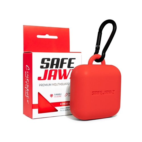 Safejawz Etui til Tannbeskytter – Rød